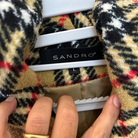 ! Sandro Paris Jacket sz Large - Picture 3 of 5